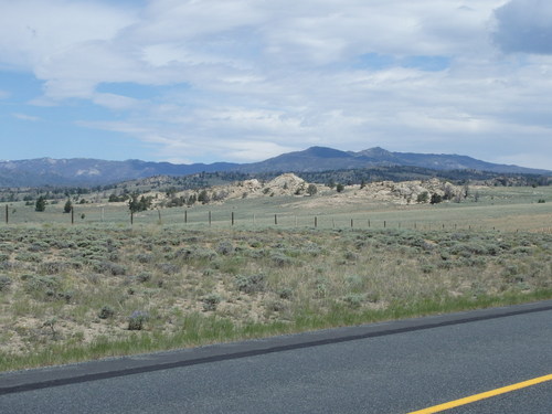 GDMBR: Looking Northwest toward the Bridger Wilderness.